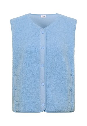 Cecil, TEDDY-WESTE MIT SOFTSHELLDETAILS - Waistcoat - easy blue