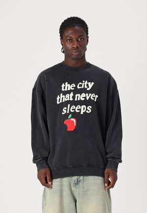 ONSRAIDEN WASHED CREW NECK - Sweatshirt - black