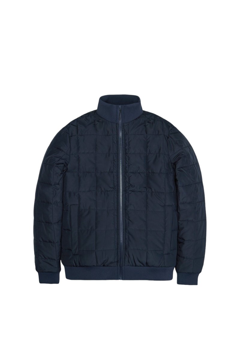 Rains Wintermantel donkerblauw