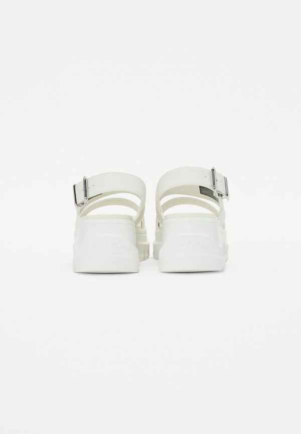 CHUNKY CITY - Platform sandals - ecru2
