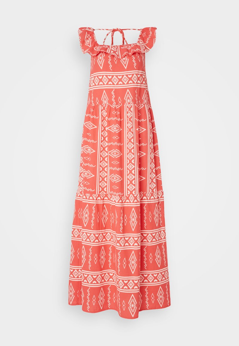 Vero Moda Tall Maxi-jurk koraalrood