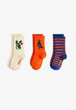 Mini Rodini LINGONBERRIES SOCKS 3 PACK UNISEX - Čarape - multi