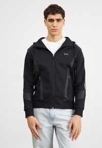 BOSS - SAGGON - Zip-up sweatshirt - black Thumbnail Image 1