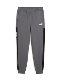 AROUND THE BLOCK - Tracksuit bottoms - cool dark gray