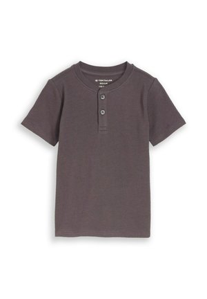 HENLEY - T-Shirt basic - dark urban grey