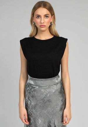 AN'GE PULL LENATI NOIR - T-shirt basique - noir