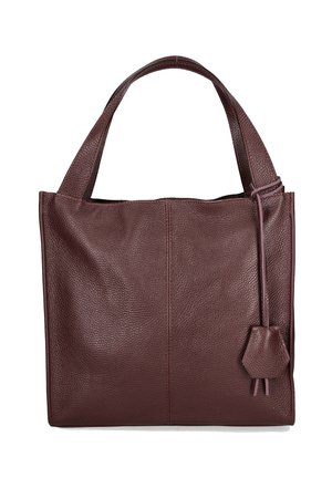 SHOULDER - Shopper - dark burgundy