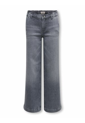 WIDE - Trapézfarmer - medium grey denim