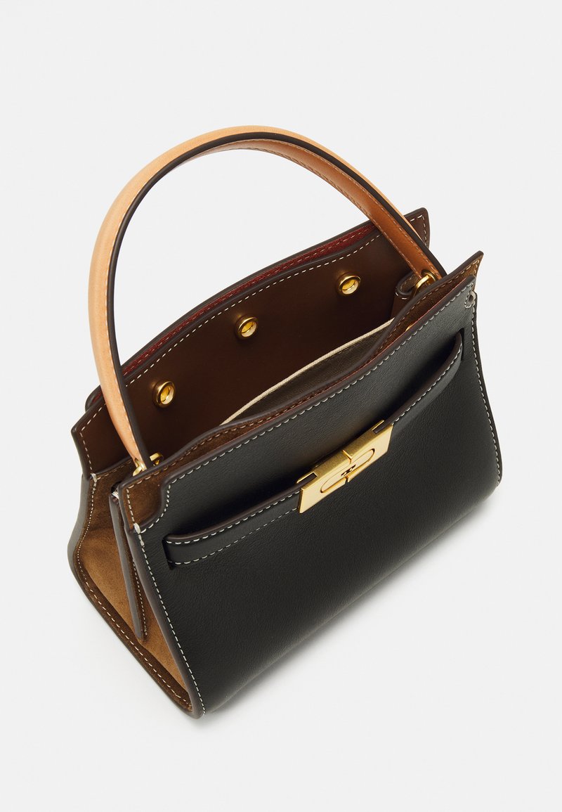 Tory Burch LEE RADZIWILL PETITE DOUBLE BAG - Handbag - black - Zalando
