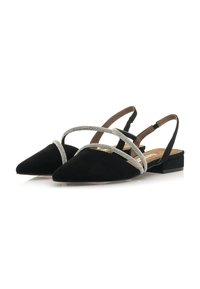 Maria Mare Bailarinas con tira trasera - black