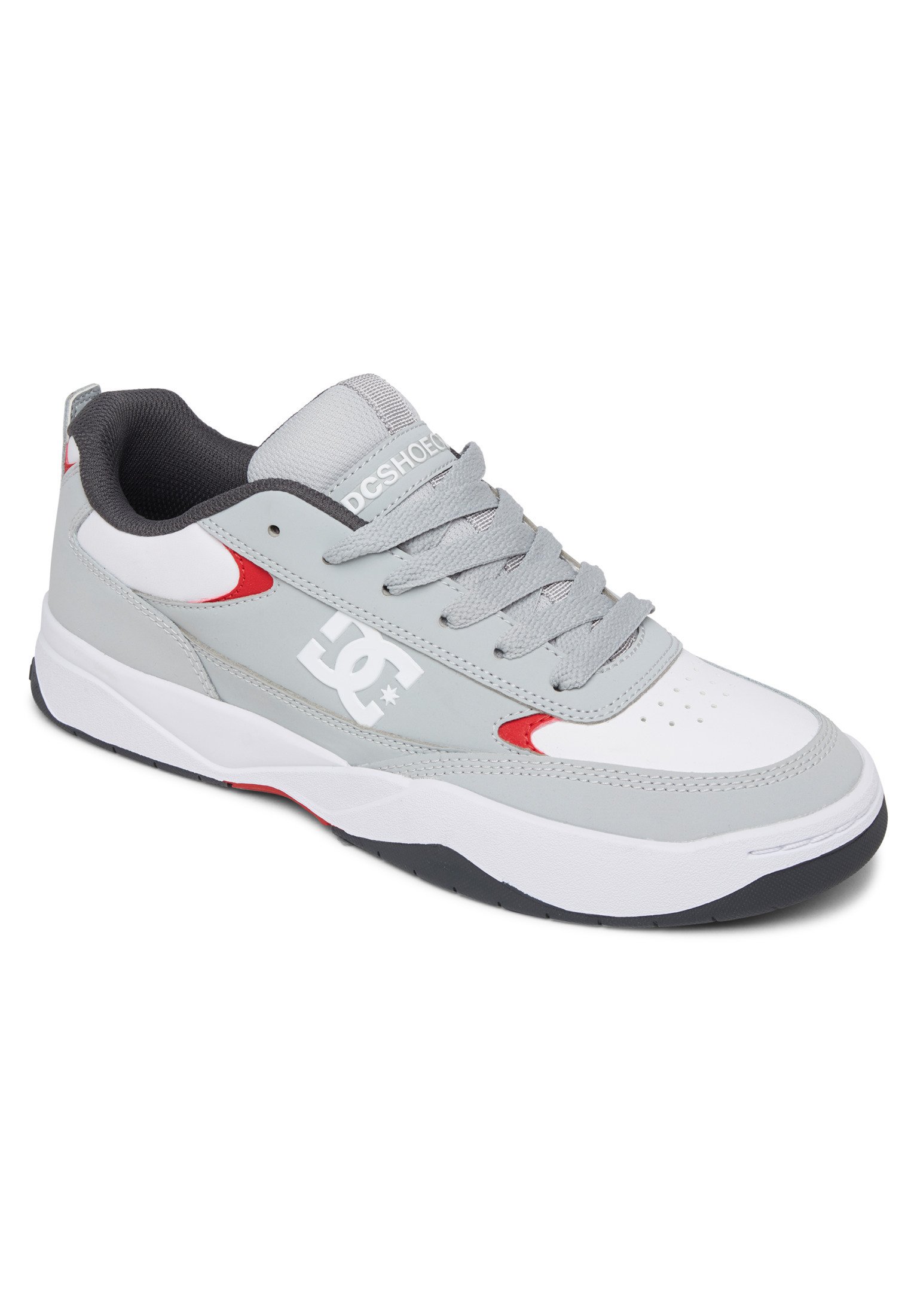 DC Shoes PENZA - Trainers - grey/red 