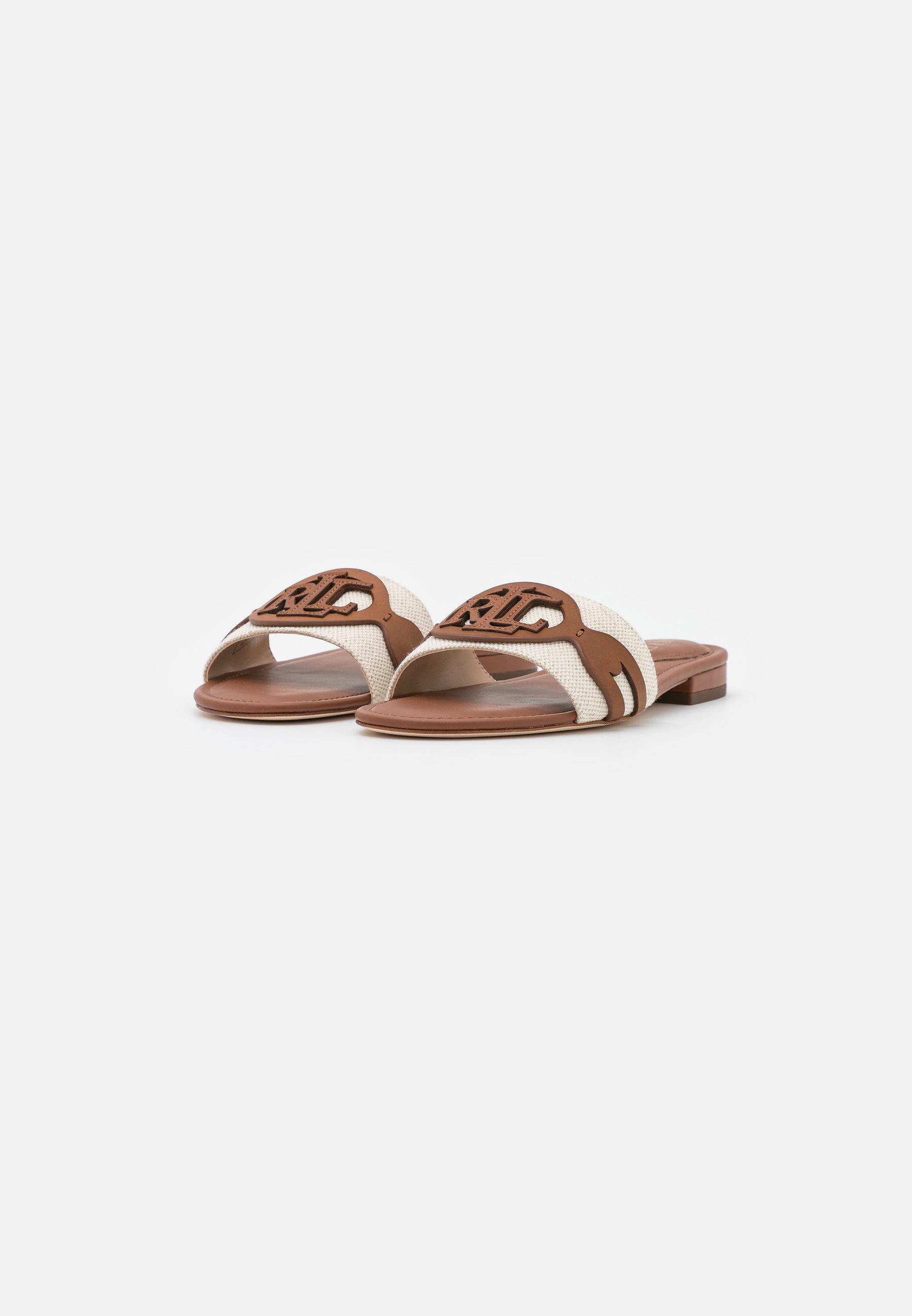 Lauren Ralph Lauren ALEGRA - Muiltjes - natural/deep saddle/tan - Zalando.nl