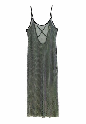 RHINESTONE    REGULAR FIT - Maxi ruha - black