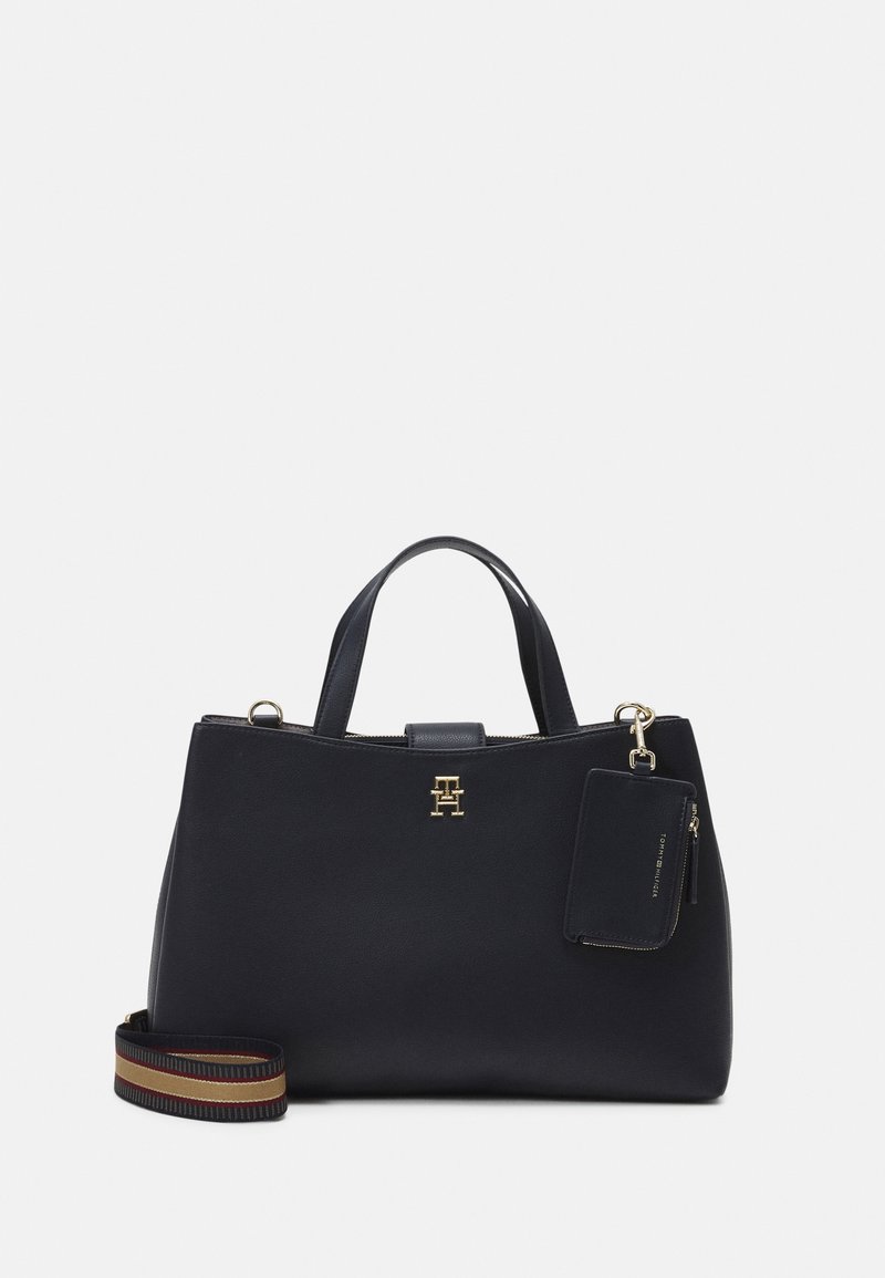 Tommy Hilfiger LIFE SATCHEL SET Handbag space blue/blue Zalando.co.uk