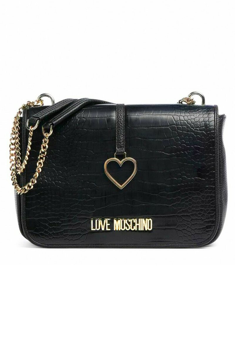 Sac à Bandoulière Love Moschino Noir - Multicolore - Modèle JC4013PP1NLH0000 - Neuf étiqueté