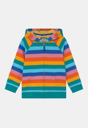 DOROTHY HOODY - Felpa con zip - mid pink/rainbow