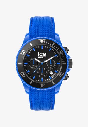 Montre à aiguilles - neon blue l
