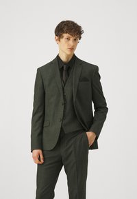 Isaac Dewhirst THE FASHION NOTCH SUIT SET - Κοστούμι - forest