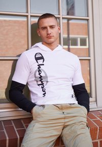 Champion BASKETBALL LONG SLEEVE - Pitkähihainen paita - white