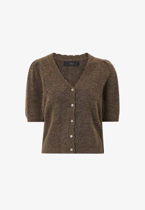 Ellos Collection, CARDIGAN MIT PUFFÄRMELN. - Cardigan - braune farbe