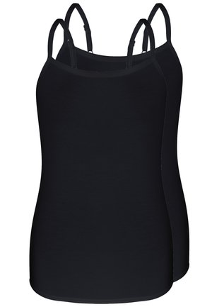 LOVELY SKIN 2 PACK - Unterhemd/-shirt - black