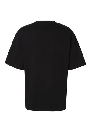 Colucci, LOGO T-SHIRT COLLEGE - T-Shirt print - black aop rose
