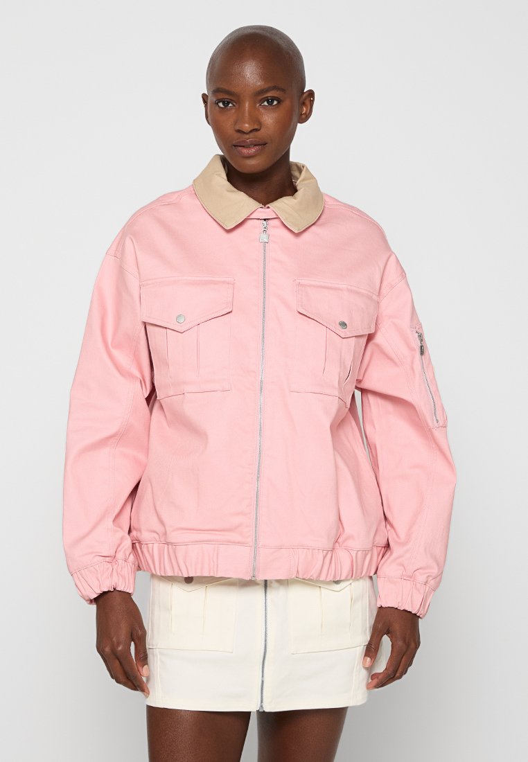 Jordan Spijkerjas roze
