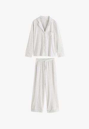 Next, REGULAR FIT - BUTTON THROUGH SET - Pyjama - grey