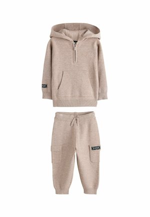 ZIP NECK AND SET  - Neule - stone