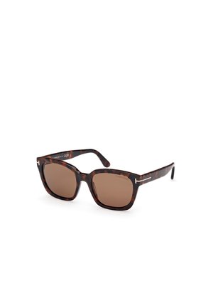 Tom Ford HAYLAY - Lunettes de soleil - dark avana brown