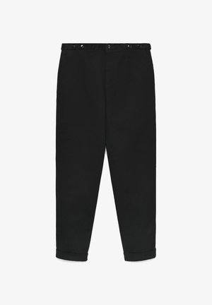 Calliope, PANTALONE LUNGO TINTA UNITA - Pantalon classique - nero ultrablack