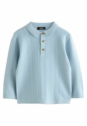 REGULAR FIT - CABLE - Camiseta de manga larga - blue