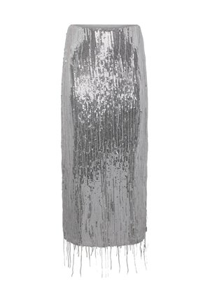 LUBINU - Gonna a tubino - silver-coloured