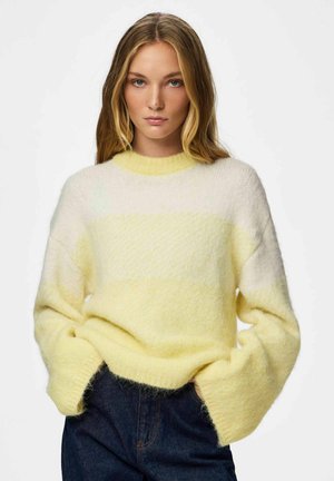 Pieces, KNITTED JUMPER PCALAYNA - Pullover - french vanilla