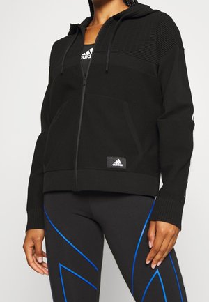 Sudadera con cremallera - black