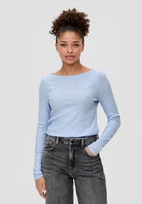 QS Langarmshirt - himmelblau