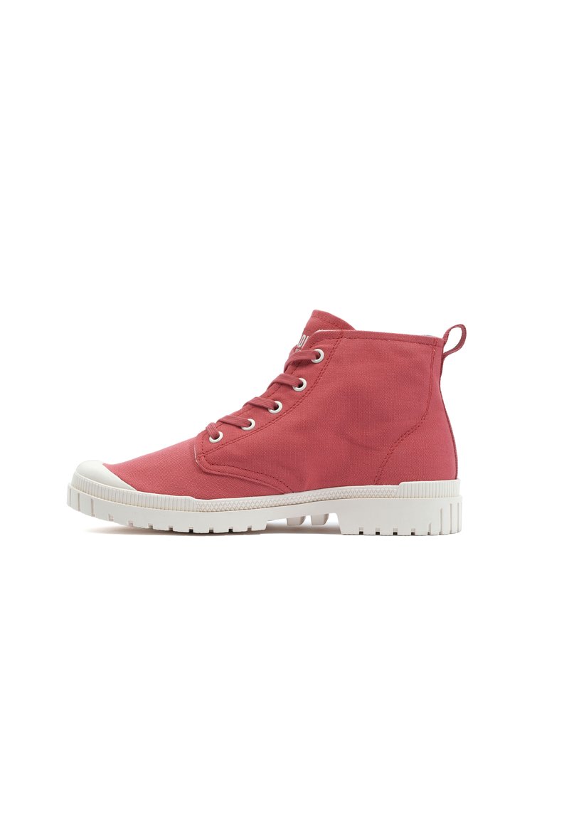 Palladium - PAMPA  - Korkeavartiset tennarit - mineral red, Suurenna