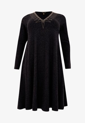 YOEK STRASSSTEINEN - Freizeitkleid - grey