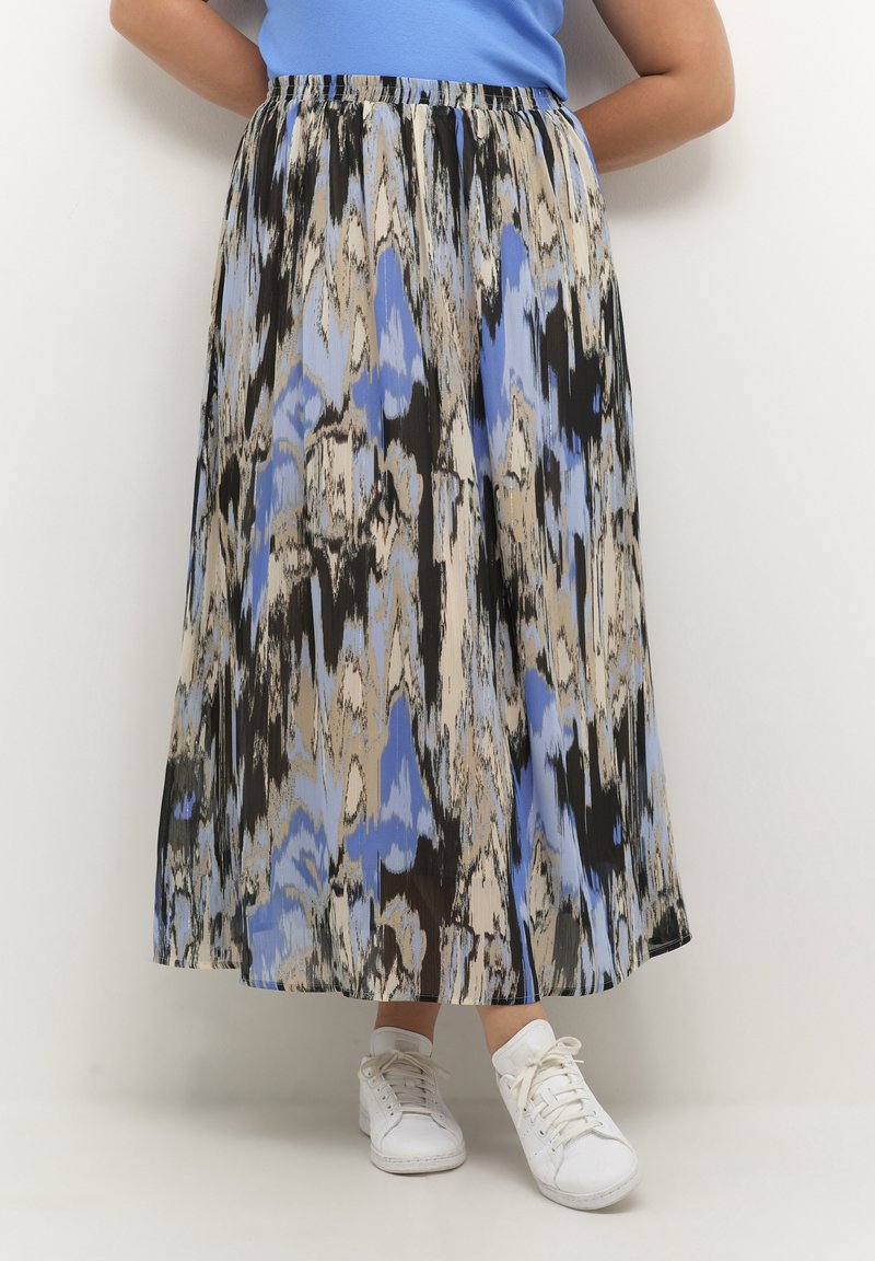 Kaffe Curve KCQIO - Maxirock - blue ikat print/blau - Zalando.de