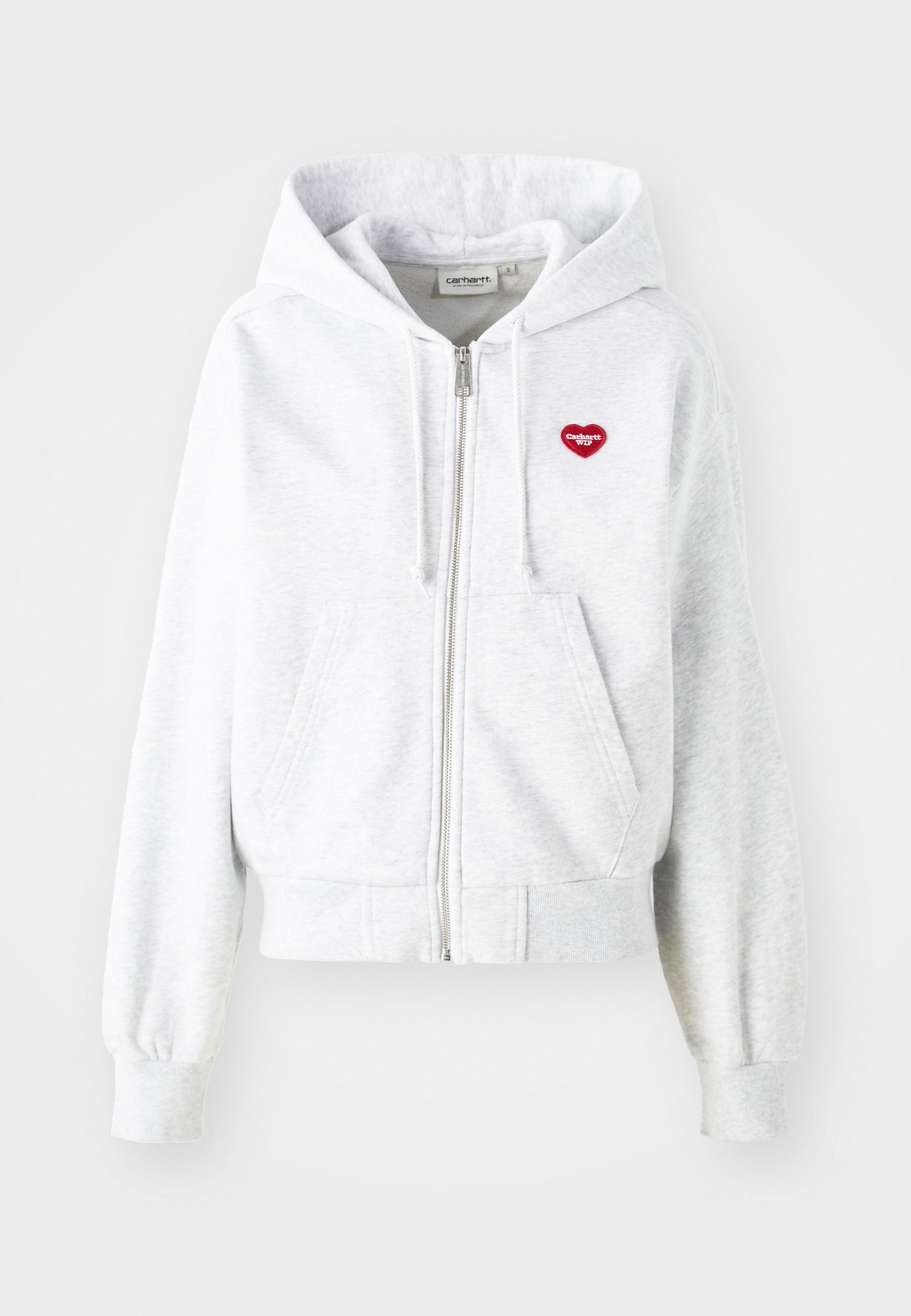 【carhartt】速達無料Heart II Harttジップフーディ/Ash Heather Carhartt WIP Hooded Heart II Hartt Sweat Jacket, Ash Heather