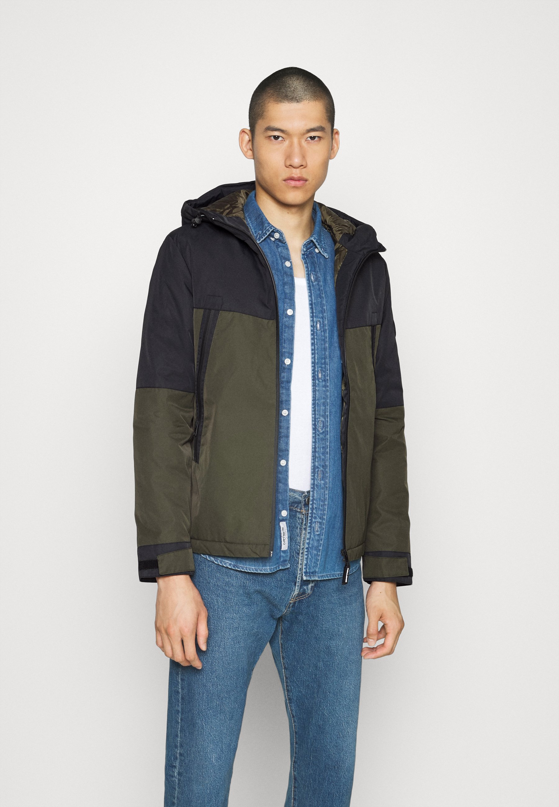 Jack \u0026 Jones JCOBEATLE JACKET - Light jacket - forest night/khaki -  Zalando.co.uk
