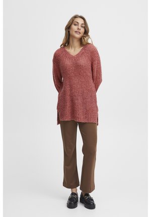 FRBIEN PU 3 - Strickpullover - coral paradise melange