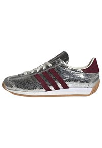 COUNTRY OG - Baskets basses - silver met maroon off white