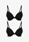 HOLLY FULL CUP LIGHT PAD TWO PACK - Bøjle-bh - black