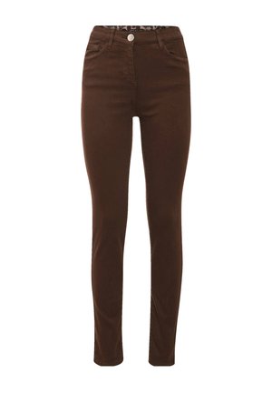 Breal ENG ANLIEGENDE MAGISCHE IN STANDARD - Jeans Slim Fit - marron foncé