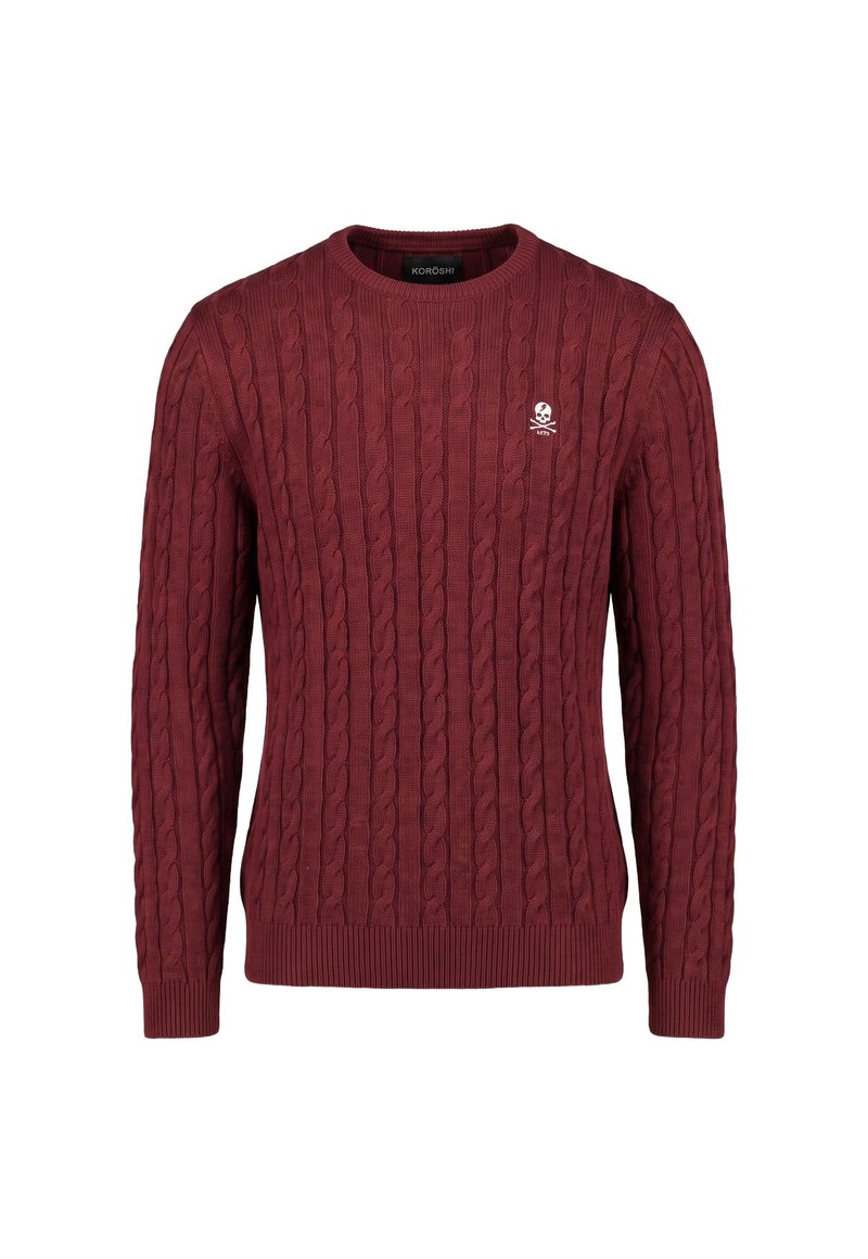 Koroshi KOROSHI MEN'S KNITTED SWEATER BRAIDS MEN'S KNITTED SWEATER ...