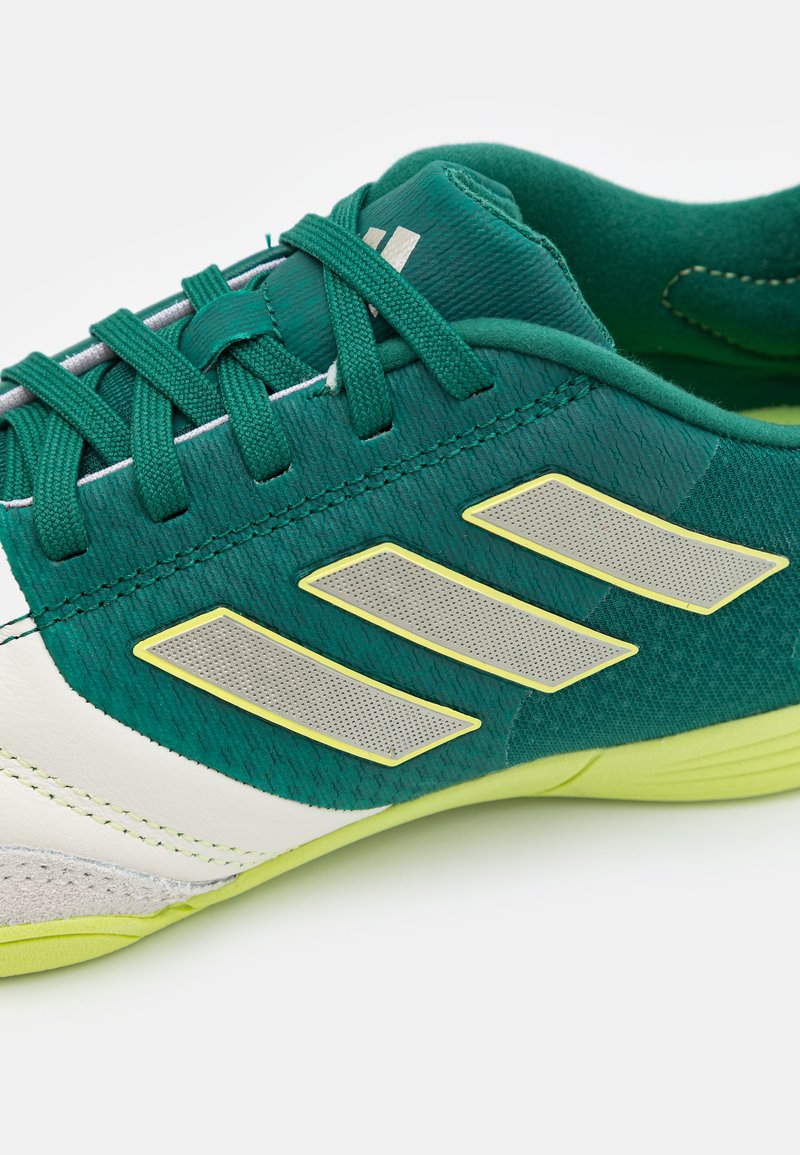 adidas Performance TOP SALA COMPETITION Halle - green/pulse - INDOOR lime/weiß white/collegiate off Fußballschuh