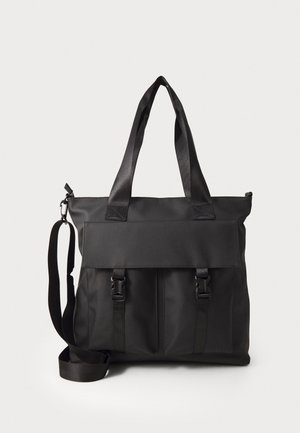 Borsa Shopping Maxi SUNDEK - In Poliammide, Dimensioni 55x33x24 Cm, Con Chiusura A Zip Centrale, Blu