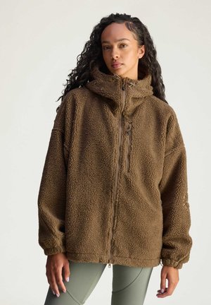 FULL-ZIP - Fleecejacke - brown moss