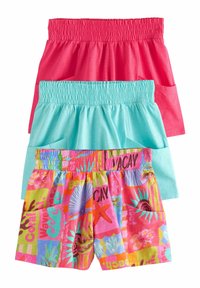 Next - REGULAR FIT 3 PACK - Šortai - pink blue tropical Miniatiūros vaizdas 1